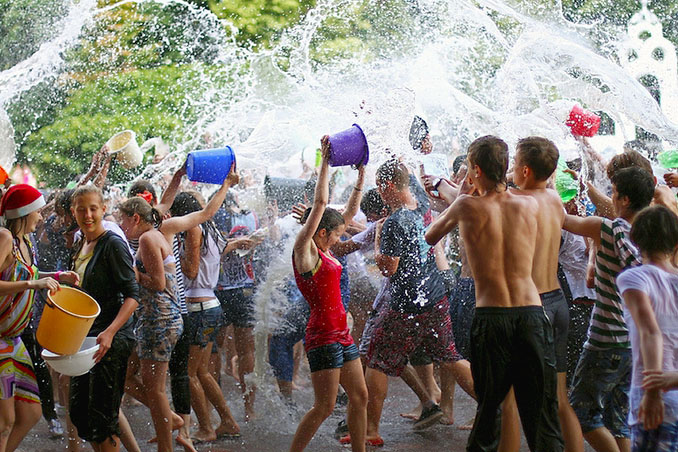 Today Vardavar is celebrated in Armenia
